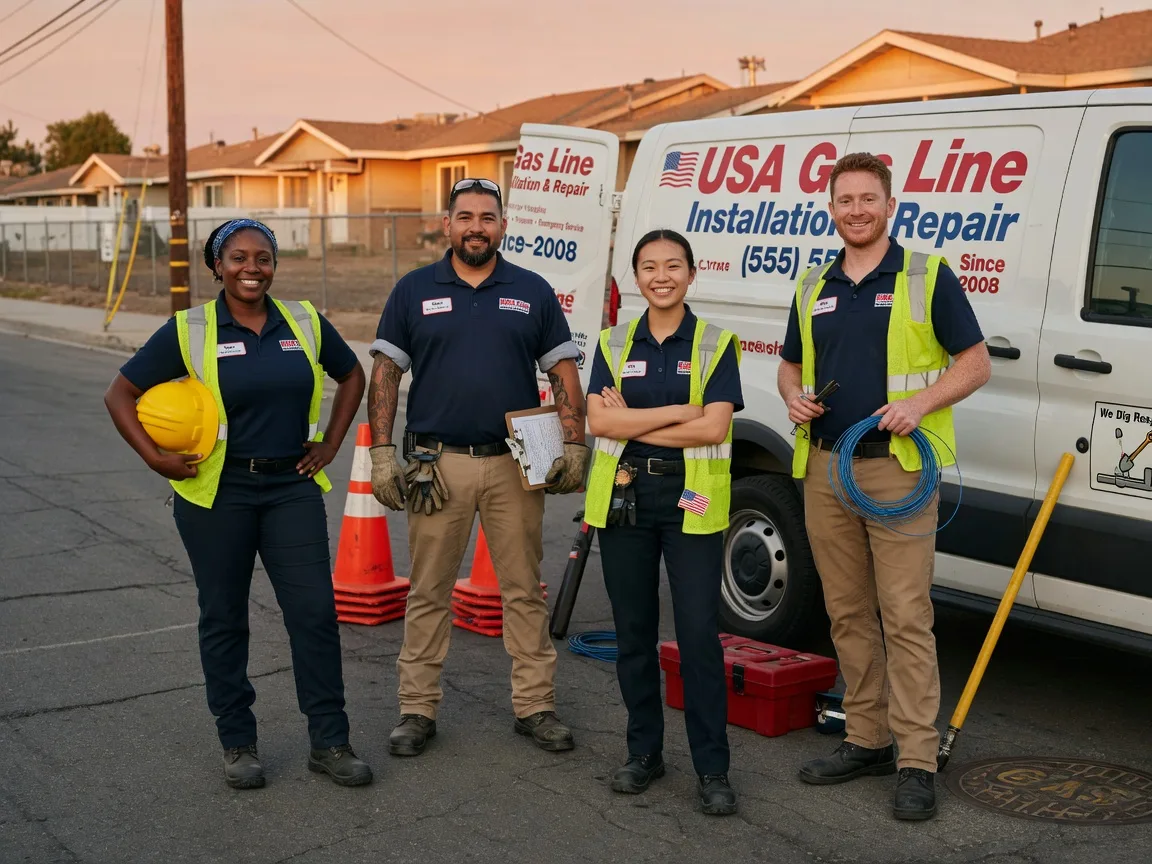 Gas Line Installation company in Castell, TX